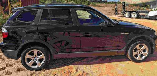 Black 2008 BMW X3 3.0si